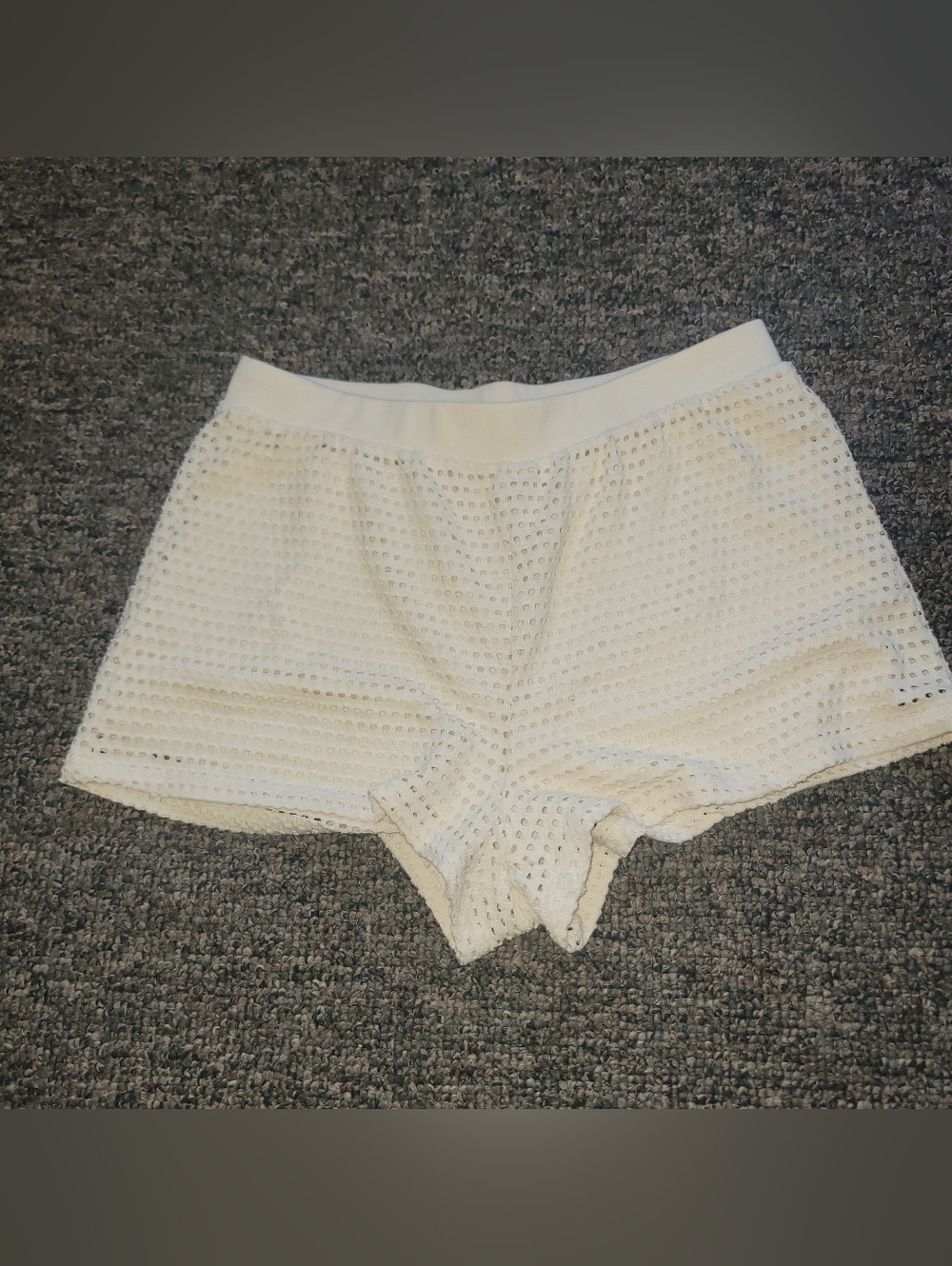 C&C California Cream Crochet Shorts